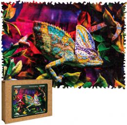 PUZZLER DEVO chvatn chameleon 30x21cm dekorativn skldaka 250 dlk - zvtit obrzek