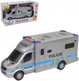 Auto policejn dodvka esk Policie na baterie Svtlo Zvuk CZ plast - zvtit obrzek