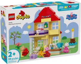 LEGO DUPLO Prastko Peppa Pig a narozeninov dm 10433 STAVEBNICE - zvtit obrzek