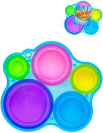 Hra Pop It antistresov Bubble Pops silikon 5 maxi bublin - zvtit obrzek
