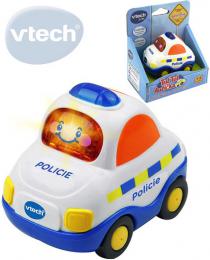 VTECH Baby autko Tut Tut Policie 8cm mluvc zpvajc CZ na baterie Svtlo Zvuk