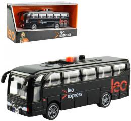 Autobus Leo Express 16cm hlen idie a stewardky CZ na baterie Svtlo Zvuk - zvtit obrzek