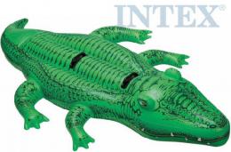 INTEX Krokodl nafukovac 203x114cm voztko do vody s chyty 58562 - zvtit obrzek