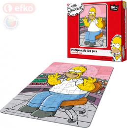 EFKO Puzzle The Simpsons Homer v prci skldaka 15x21cm 54 dlk v krabici - zvtit obrzek